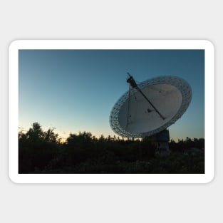 Algonquin Radio Telescope at dusk Sticker